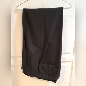Black 100% Wool Dress Pants, Size 34